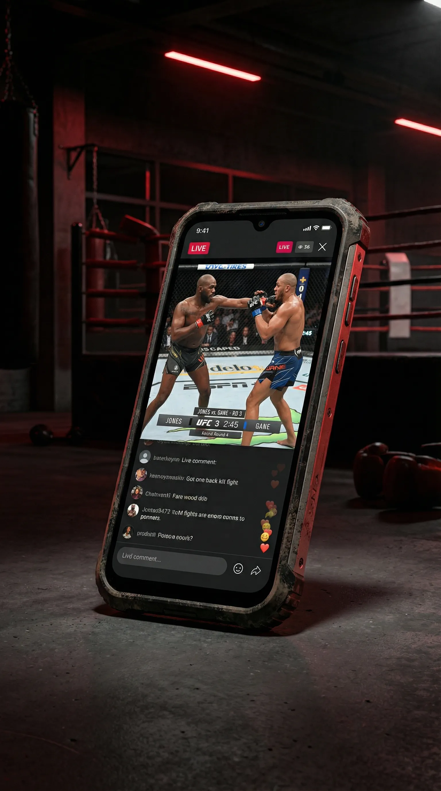 博鱼体育综合网站平台 移动端APP格斗直播界面